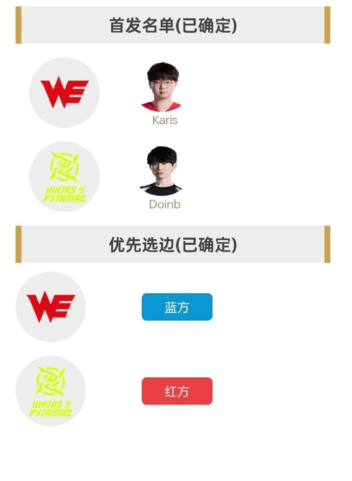 LPL明日首发：NIP换将Solokill ON单挑武僧Jwei 哥哥妹妹再相会