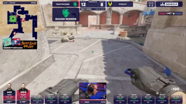 🎮m0NESY五杀状态爆棚 龙哥爆发四杀锦上添花 Falcons拿下图一