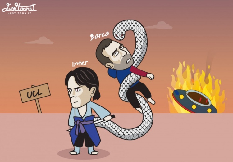 今日趣图：Hala INTER！抱歉长官！刚以为你被绝杀时声音大了点！