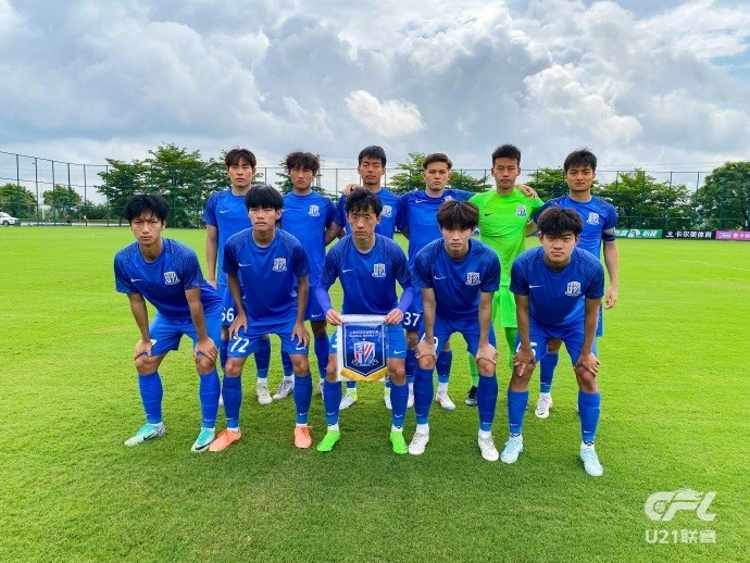 U21联赛预赛第一阶段第1轮，上海申花4-0战胜青岛海牛