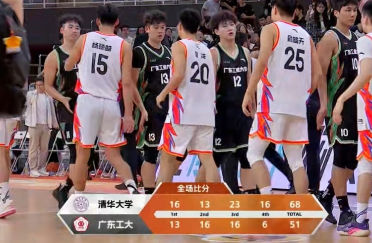 🏀CUBAL-隰泰诚24+5 清华大学力克广东工大晋级全国八强！