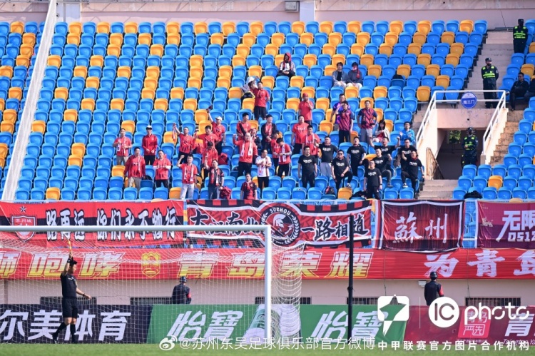 苏州东吴客场1-0战胜青岛红狮，科维奇再次当选全场最佳球员
