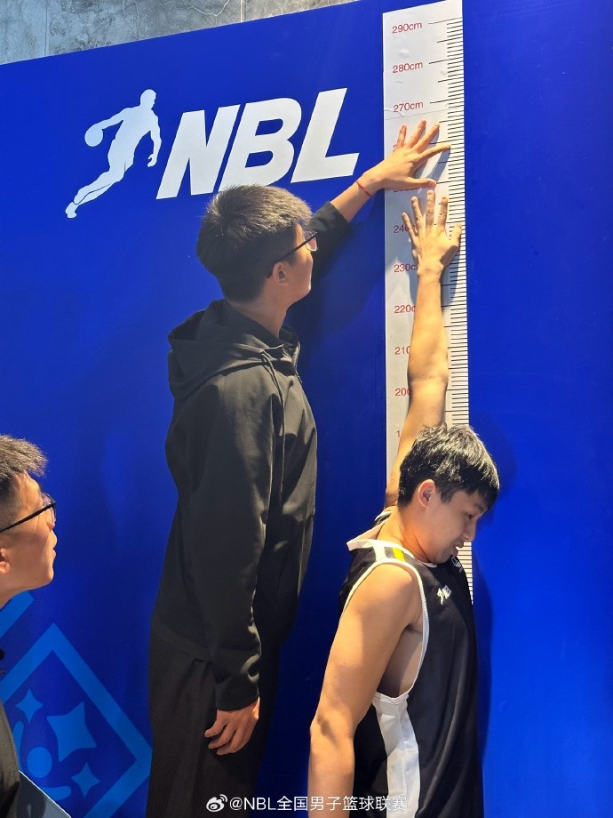 NBL联赛开始赛季体测工作 6项静态指标测量&4项动态身体素质测试