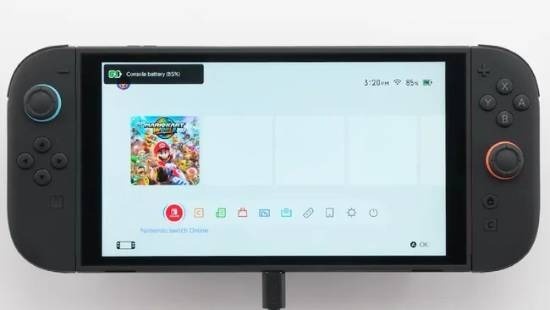 Switch 2全新充电模式曝光!电池延缓老化 寿命更长了