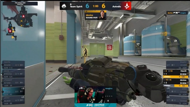 🎮集锦+2！donk+chopper残局1v3三杀收割 Spirit赢下图二拿赛点