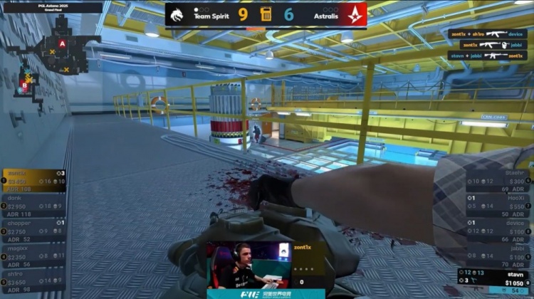 🎮集锦+2！donk+chopper残局1v3三杀收割 Spirit赢下图二拿赛点