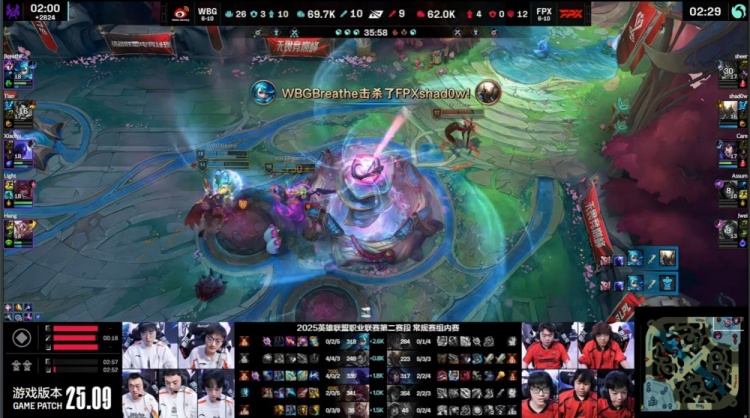 🎮hang回归盛大登场 Shad0w潘森绕后想点子送大节奏 WBG赢首局