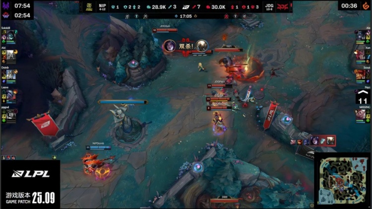 🎮Xun+Scout全图游走支援 Peyz融化Leave暴雨五杀 JDG横扫NIP