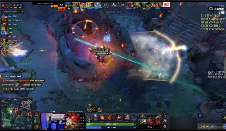 🎮Xxs人马后期回魂 Xm火猫帮Ame飞机兜底成功 XG再平BB小组未胜