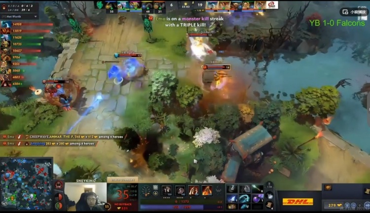 🎮比老头杯轻松！flyfly水人简单超神 YB下克上暴打战胜Falcons