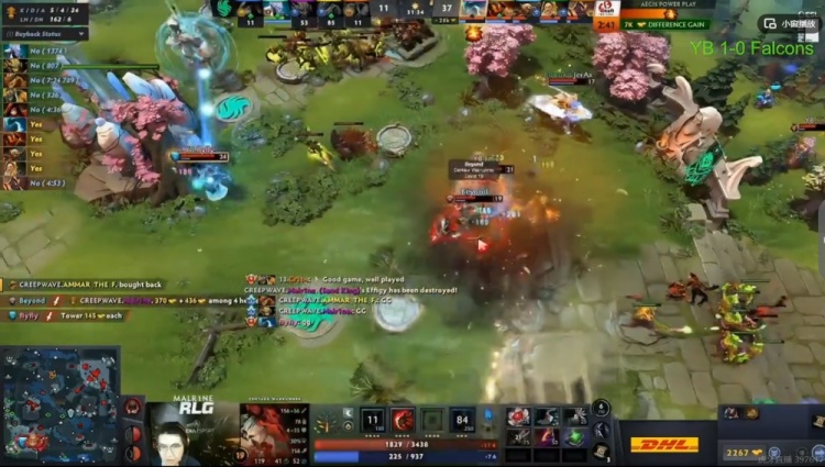 🎮比老头杯轻松！flyfly水人简单超神 YB下克上暴打战胜Falcons