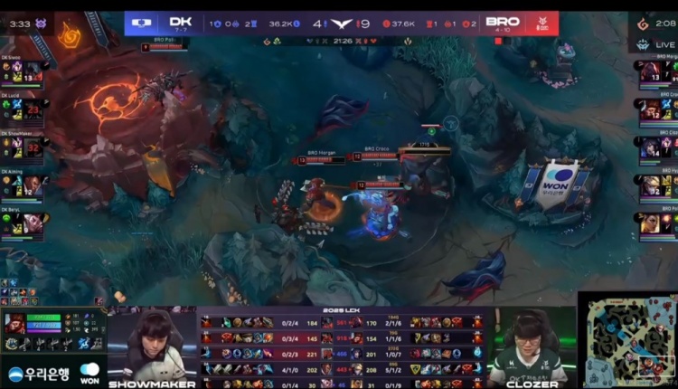 🎮全都干了！Lucid斯卡纳空大Siwoo剑魔脆如纸 BRO下克上横扫DK