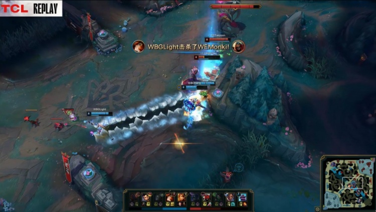 🎮Monki信手拈来zed爆斩Light Taeyoon卢仙滑步乱秀 WE横扫WBG