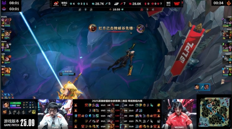 🎮Monki信手拈来zed爆斩Light Taeyoon卢仙滑步乱秀 WE横扫WBG