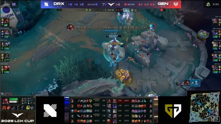 🎮Ucal灾难级发挥 Ruler小炮骑脸爆轰4杀 GEN横扫DRX豪取16连胜