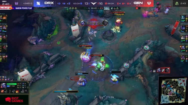 🎮Ucal灾难级发挥 Ruler小炮骑脸爆轰4杀 GEN横扫DRX豪取16连胜