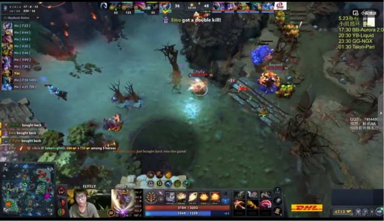 🎮荡气回肠！Emo团战完爆Nisha 飞飞圣堂三暴走收尾 YB击败液体