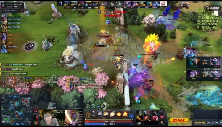 🎮荡气回肠！Emo团战完爆Nisha 飞飞圣堂三暴走收尾 YB击败液体