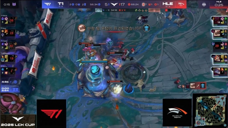 🎮宙斯奥恩羊神开天 小吕布遭锁被融 Faker两把0作用 HLE横扫T1