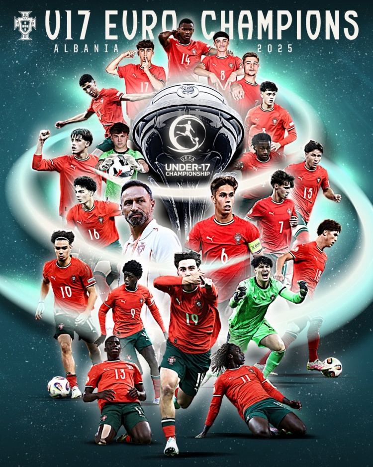 未来可期！葡萄牙夺得U17欧洲杯冠军，决赛3-0完胜法国