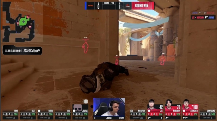 🎮奥斯汀Major：oSee大狙轰4杀 Tyloo长枪局难拿分 5-13不敌NRG