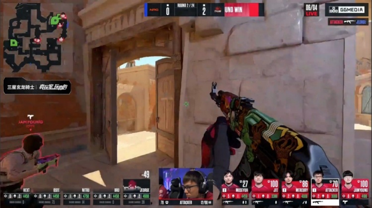 🎮奥斯汀Major：oSee大狙轰4杀 Tyloo长枪局难拿分 5-13不敌NRG