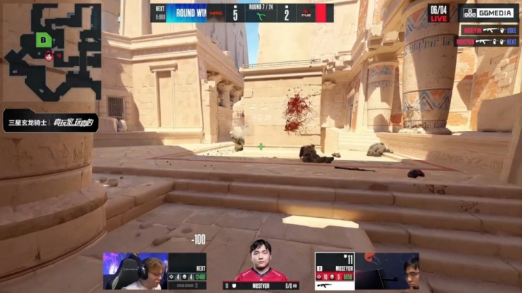 🎮奥斯汀Major：oSee大狙轰4杀 Tyloo长枪局难拿分 5-13不敌NRG