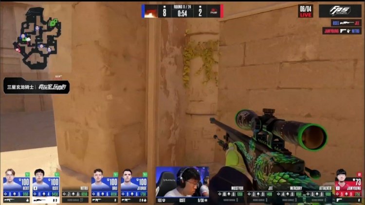 🎮奥斯汀Major：oSee大狙轰4杀 Tyloo长枪局难拿分 5-13不敌NRG