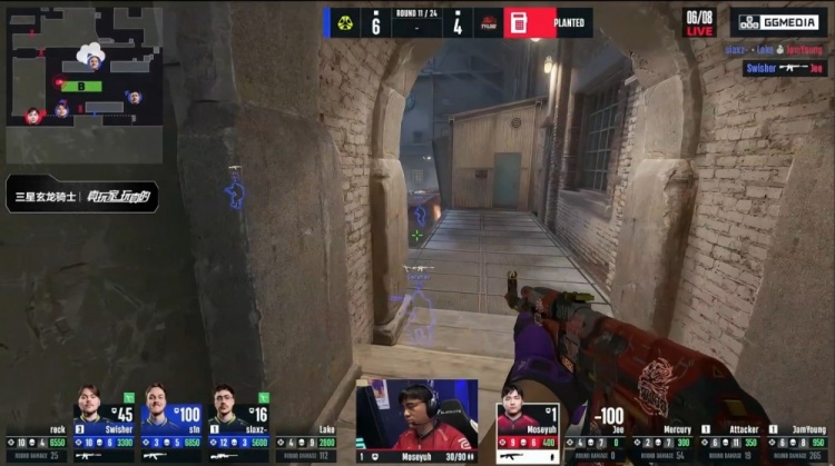 🎮打狗一样？Jee火车防守开杀笑称对手人机 Tyloo13-9战胜M80