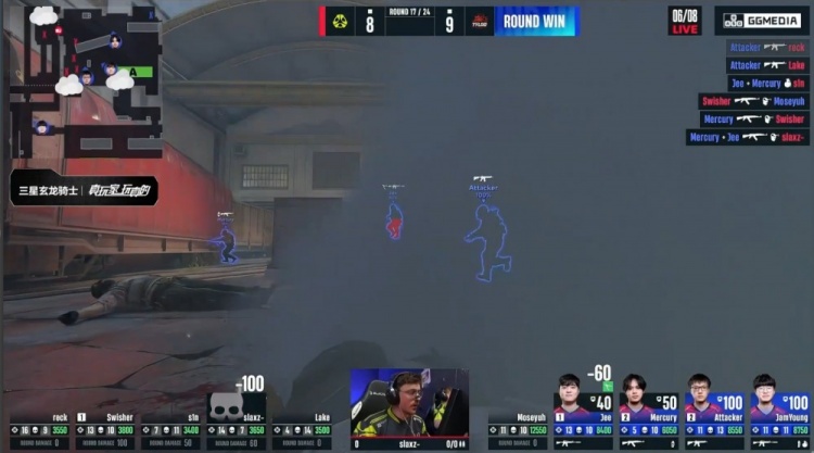 🎮打狗一样？Jee火车防守开杀笑称对手人机 Tyloo13-9战胜M80
