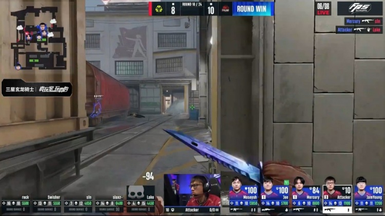 🎮打狗一样？Jee火车防守开杀笑称对手人机 Tyloo13-9战胜M80