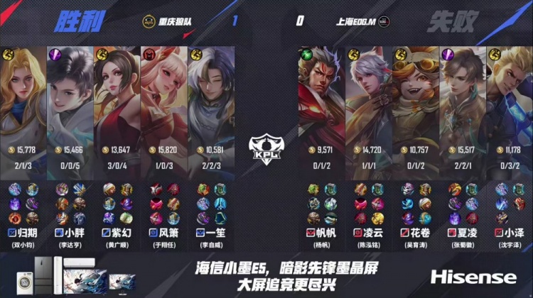 🎮这才是狼队！再一个零封 狼队轻松拿下EDG 狼队 3-0 EDG