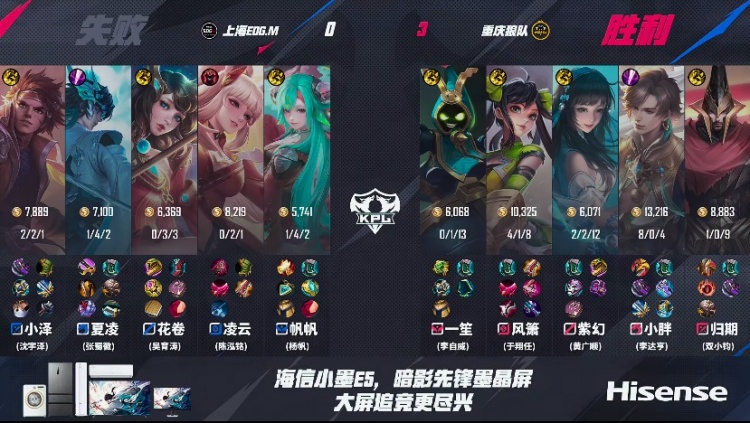 🎮这才是狼队！再一个零封 狼队轻松拿下EDG 狼队 3-0 EDG