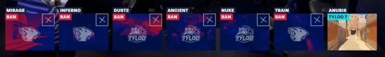 🎮Starry阿努比斯铁血防守B区游龙 LVG战胜Tyloo距晋级一步之遥