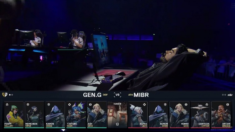 🎮路边啊！GEN把MIBR当人机打直接碾压取胜！GEN 2-0 MIBR