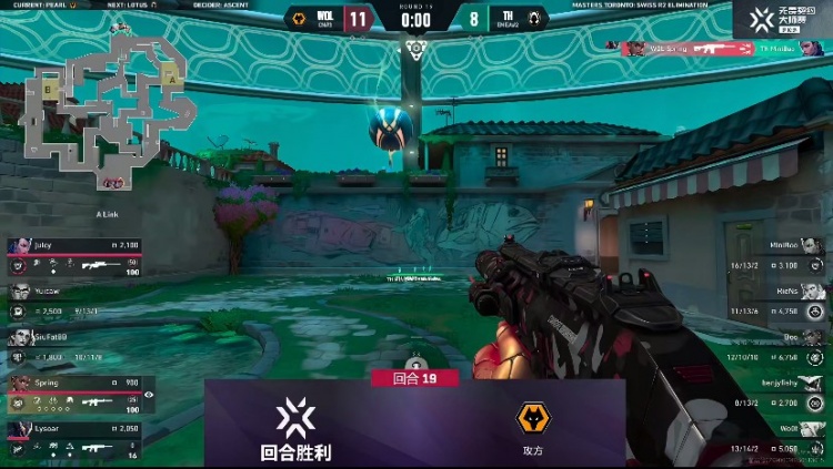 🎮拿下第一局！juicy夜戮多次力挽狂澜拿下胜利！狼队 1-0 TH