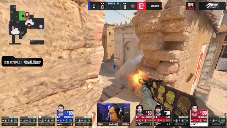 🎮一分父爱一分母爱！Su神三叶Emilia齐爆发 LVG轰平B8赢图一