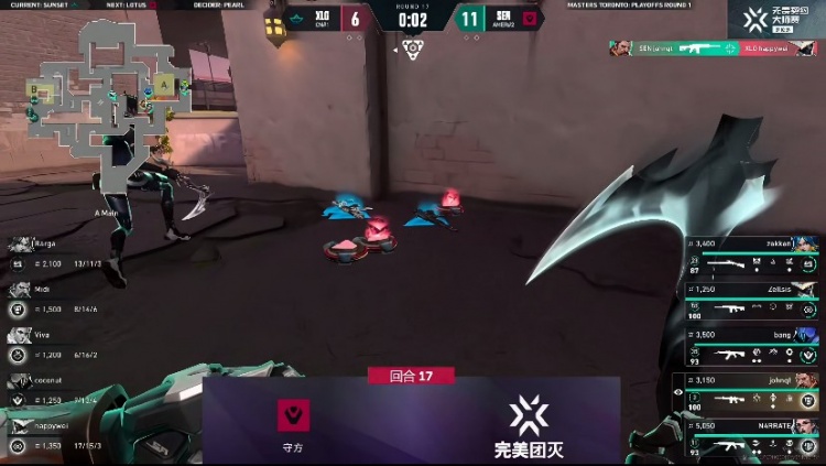 🎮zekken霓虹无敌发挥直接化身炸鱼大师轻松拿下！SEN 1-0 XLG