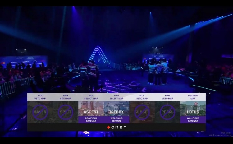 🎮先下一城！狼队全员发挥在线击败RRQ拿下首局！狼队 1-0 RRQ