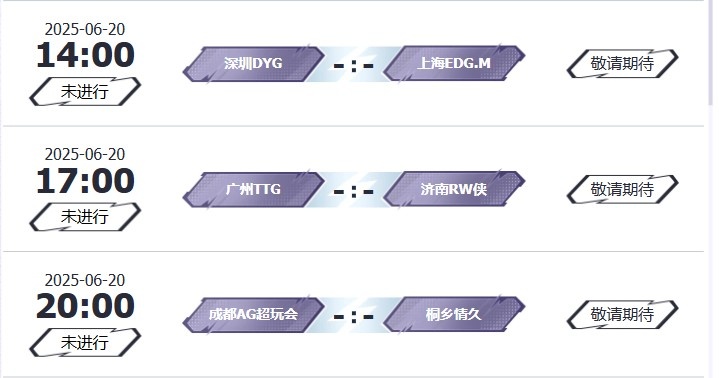 🎮KPL赛报：RNG 3-0 TES拿首胜 DRG 3-0 WE锁S组 DRG 3-2 WB锁S
