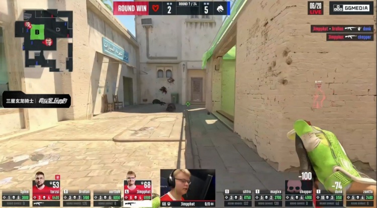 🎮存donk贴纸了？zont1x两残局天神下凡 Spirit图1四加时胜MOUZ
