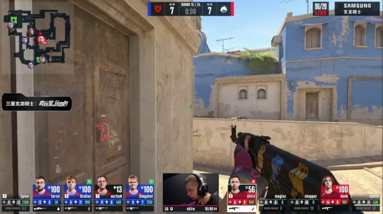 🎮存donk贴纸了？zont1x两残局天神下凡 Spirit图1四加时胜MOUZ