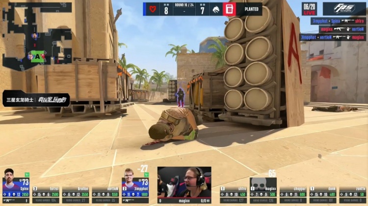 🎮存donk贴纸了？zont1x两残局天神下凡 Spirit图1四加时胜MOUZ