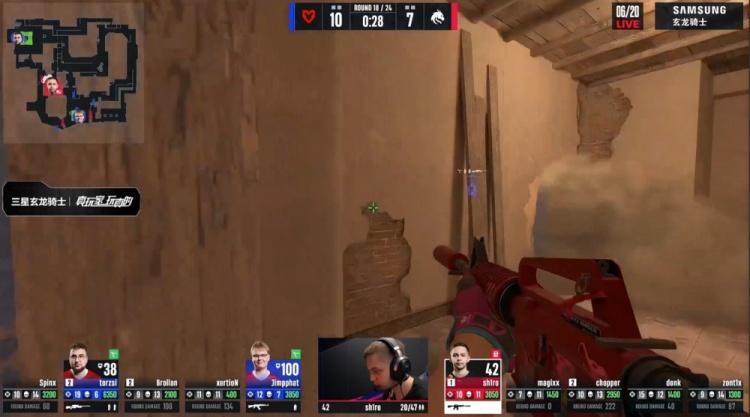 🎮存donk贴纸了？zont1x两残局天神下凡 Spirit图1四加时胜MOUZ
