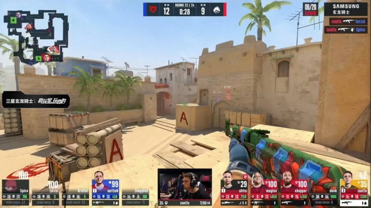 🎮存donk贴纸了？zont1x两残局天神下凡 Spirit图1四加时胜MOUZ