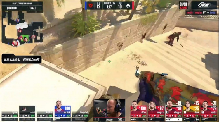 🎮存donk贴纸了？zont1x两残局天神下凡 Spirit图1四加时胜MOUZ