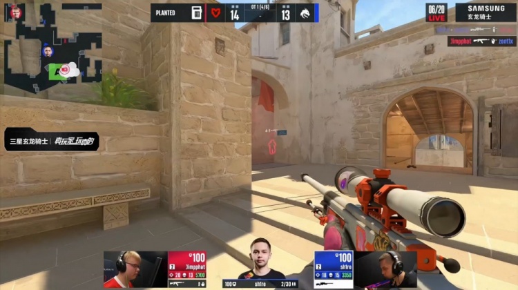🎮存donk贴纸了？zont1x两残局天神下凡 Spirit图1四加时胜MOUZ