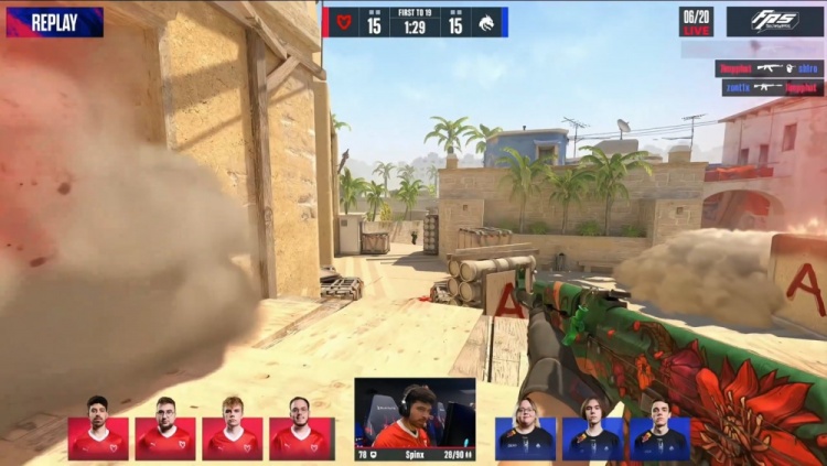 🎮存donk贴纸了？zont1x两残局天神下凡 Spirit图1四加时胜MOUZ