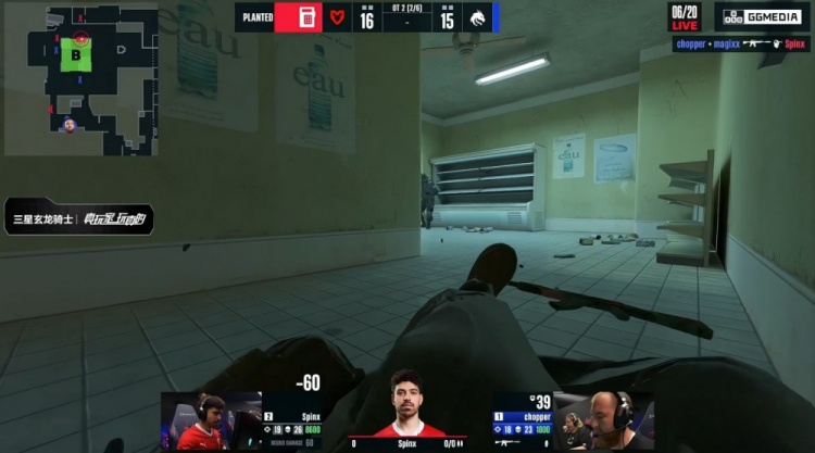 🎮存donk贴纸了？zont1x两残局天神下凡 Spirit图1四加时胜MOUZ