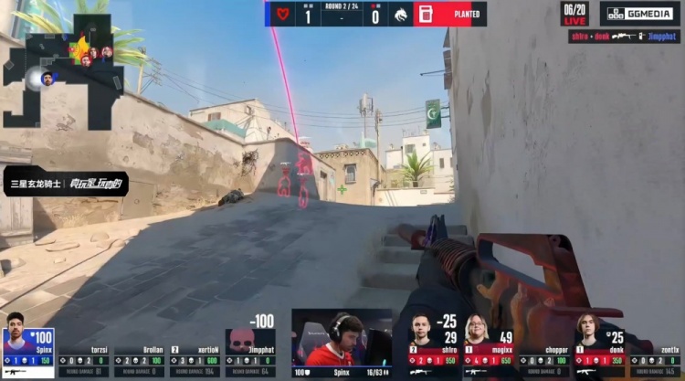 🎮donk五杀又如何？小吉米沙2火力全开 MOUZ赢图2 双方nuke决胜